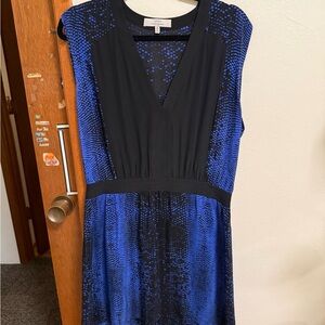 Robert Rodriquez electric blue silk snake